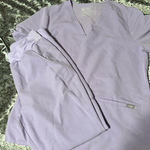 Figs lavender joggers and casma size large